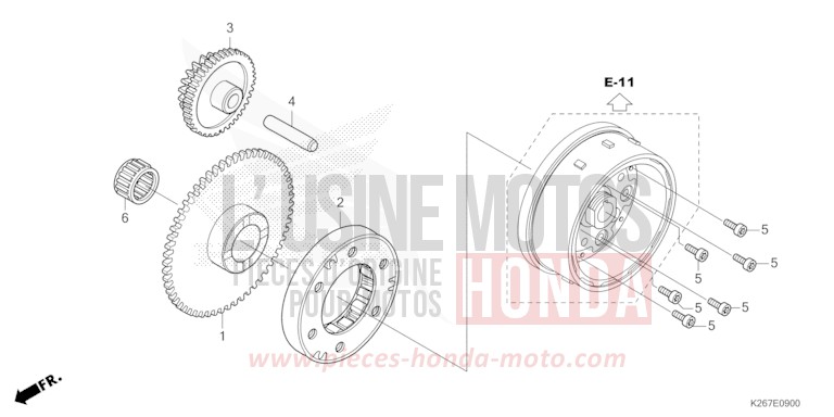 ANLASSERKUPPLUNG von MSX GROM A SPLENDID BLUE (B219) von 2023
